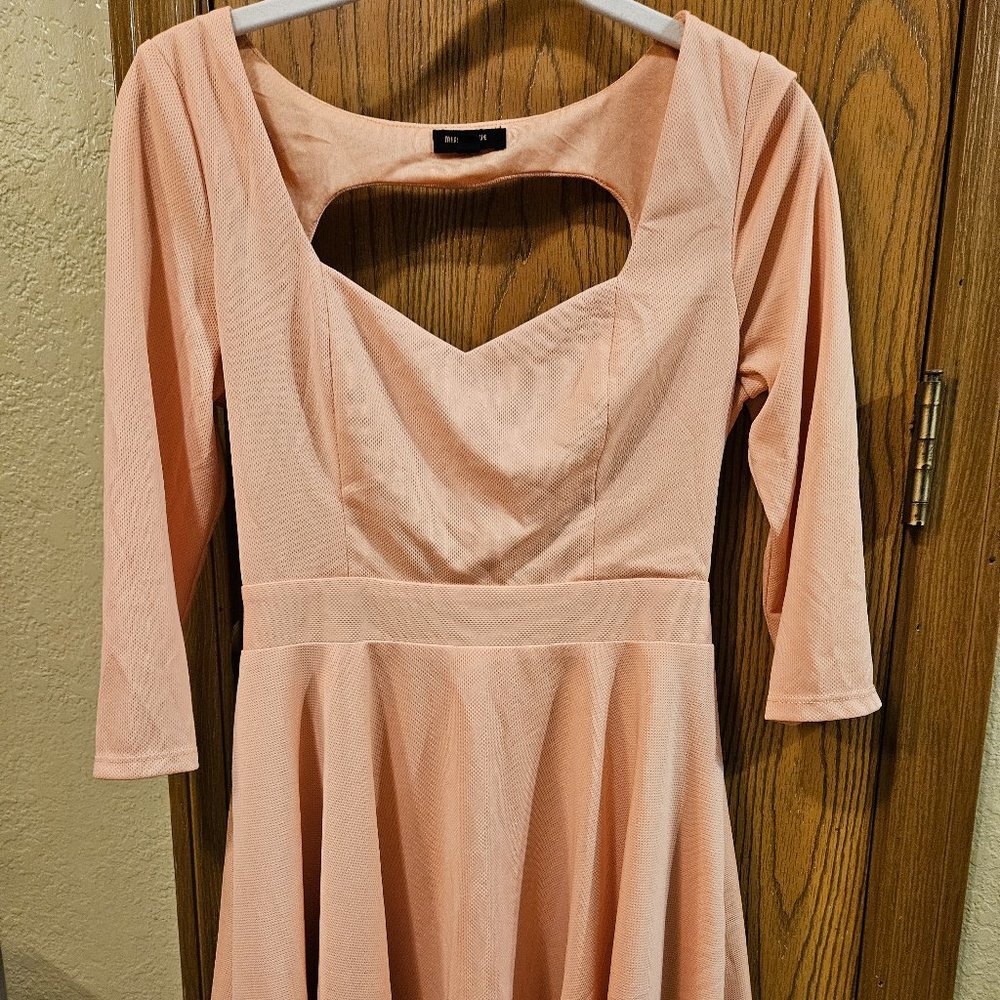 Open back dress